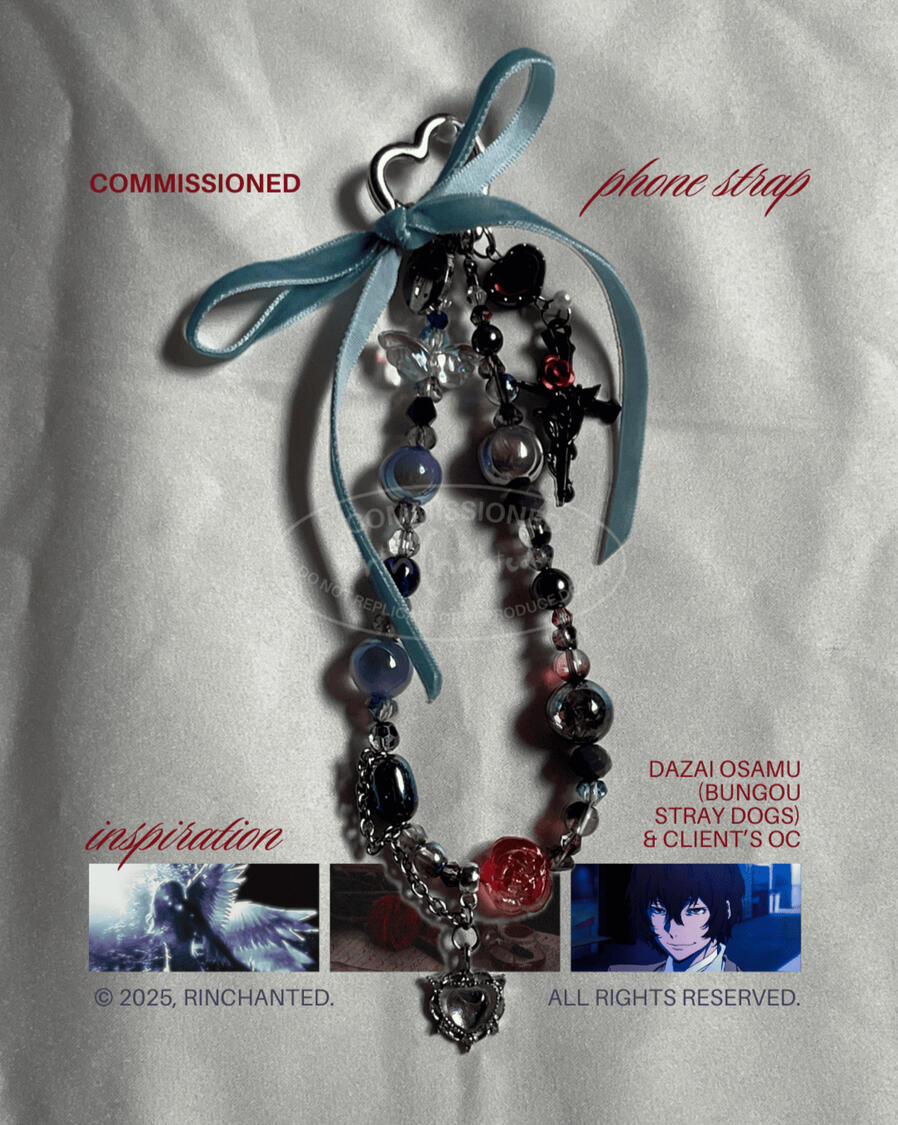 commissioned phone strap commissioned phone strap