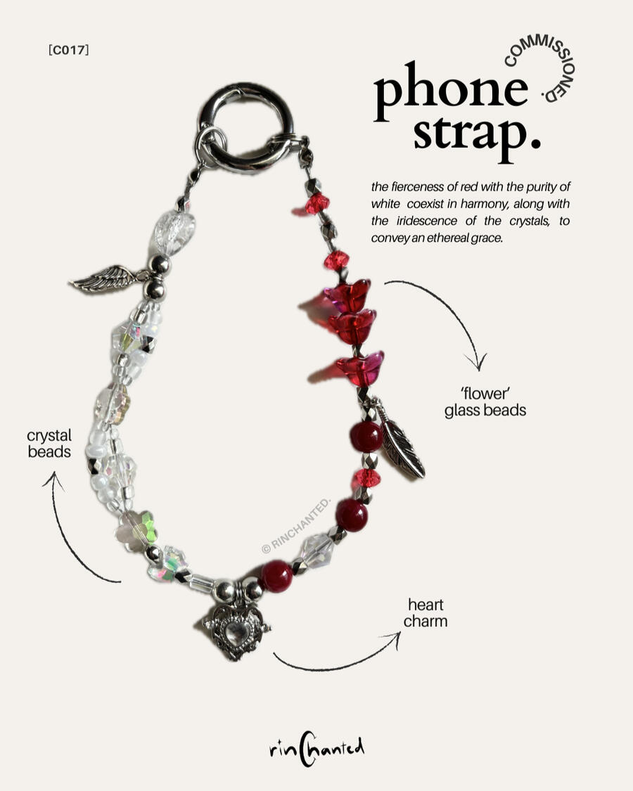 commissioned phone strap